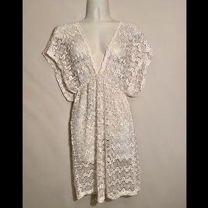 NWT sheer bathing suit cover